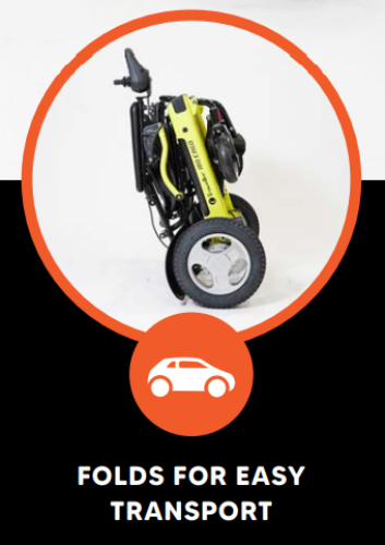 E-Traveller 180 Ergo Folding Electric Wheelchair
