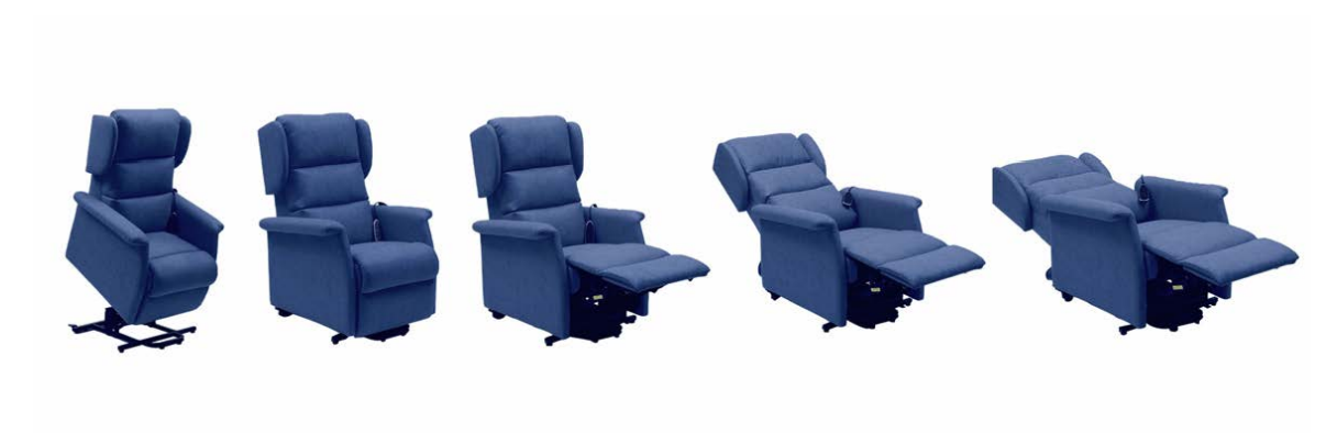 Lumbar Support Adjustable Lift and Recline Chair